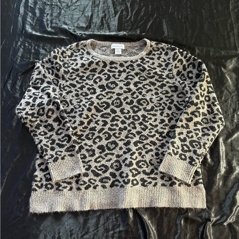 Leopard print sweater